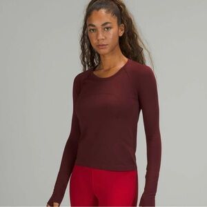 [Size 6] - Lululemon Swiftly Tech Long-Sleeve Shirt 2.0 *Race Length